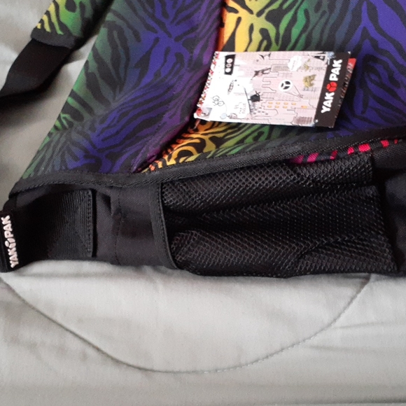 Rainbow Zebra Print Messenger Bag - Picture 4 of 6